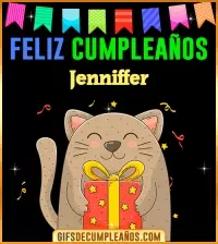 GIF Feliz Cumpleaños Jenniffer